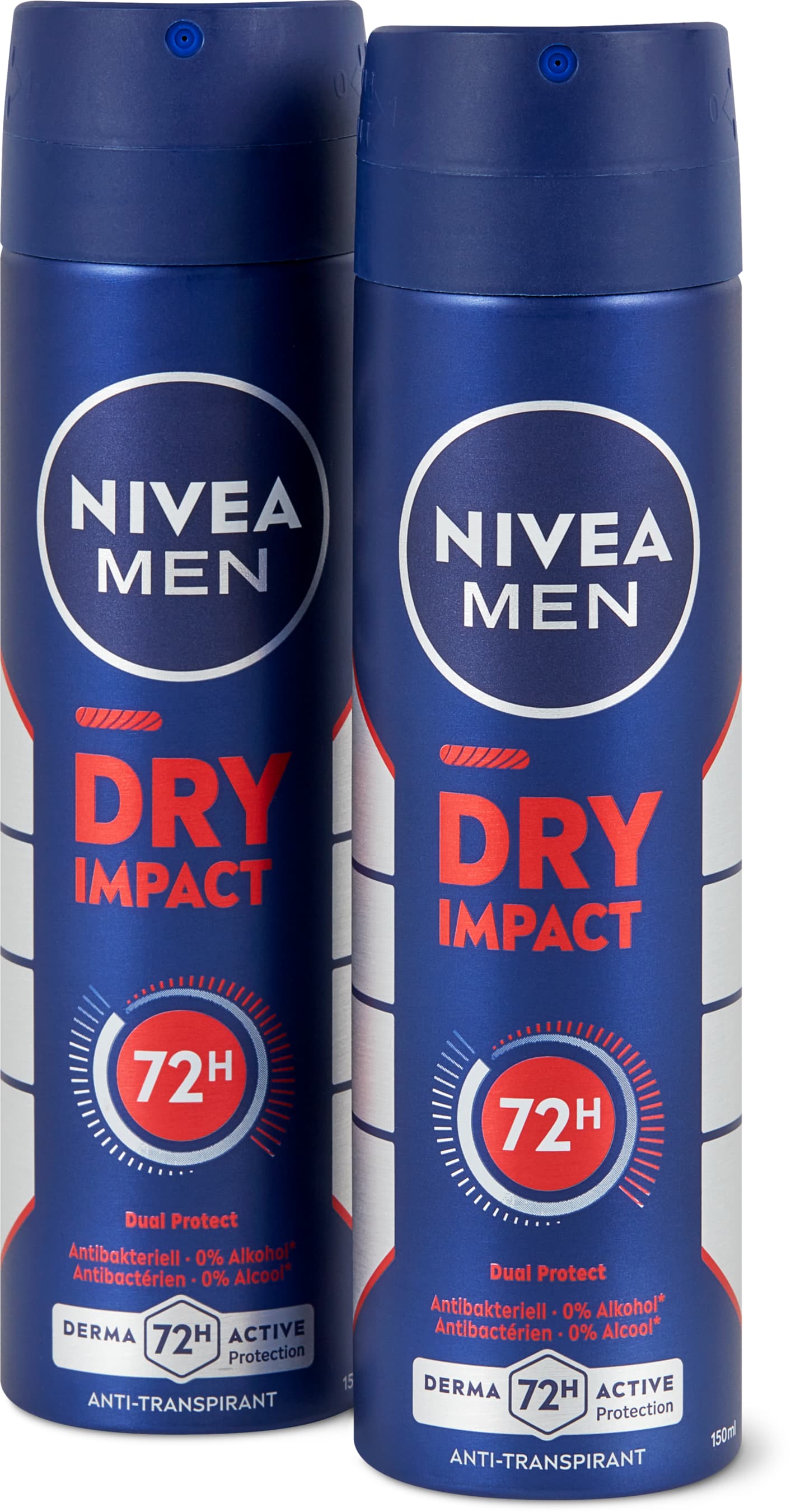 Nivea Déodorant Spray Dry Impact 2x150ml